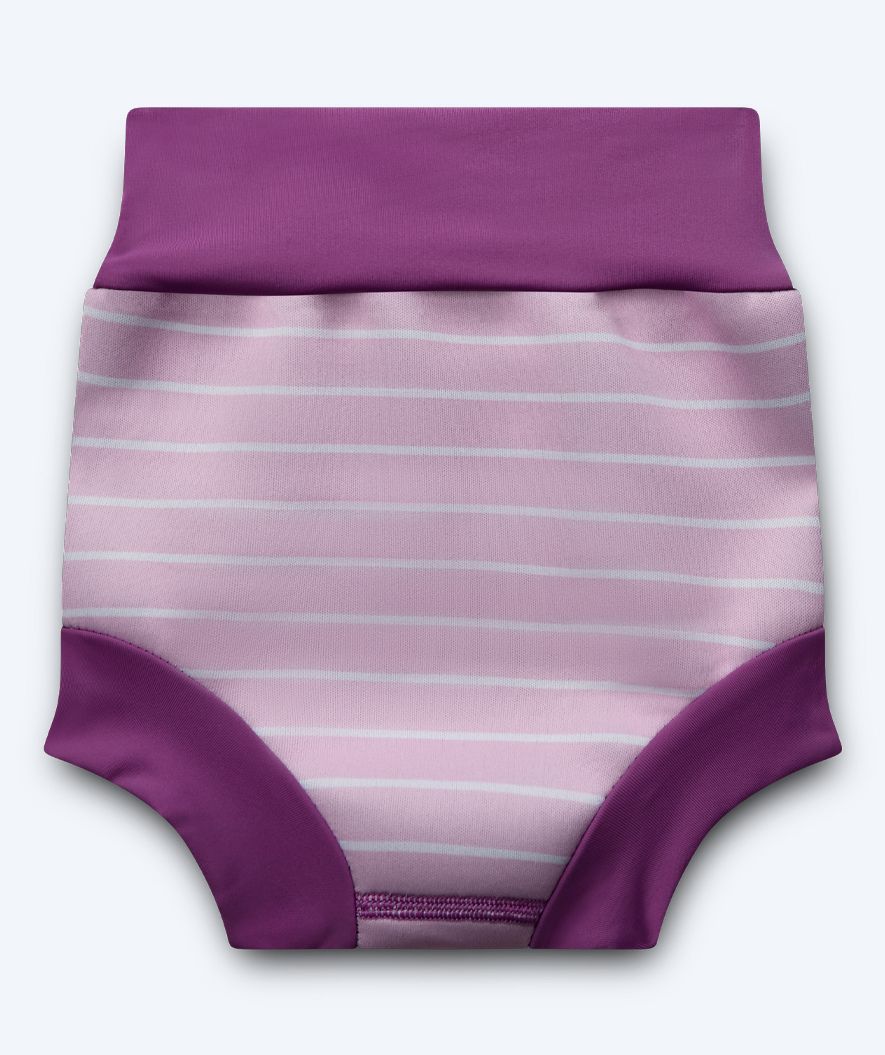 Watery Schwimmwindelhosen für Kinder - Neoprene Swim Nappy - Purple Stripes – Bild 3