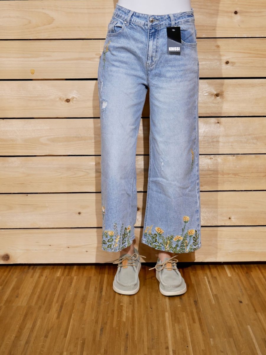 Krissi Jeans Blumenwiese – denim
