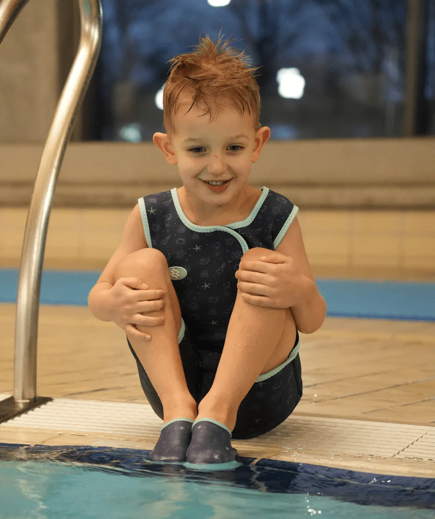 Watery Schwimmsocken für Kinder - Seadon - Atlantic Green – Bild 5
