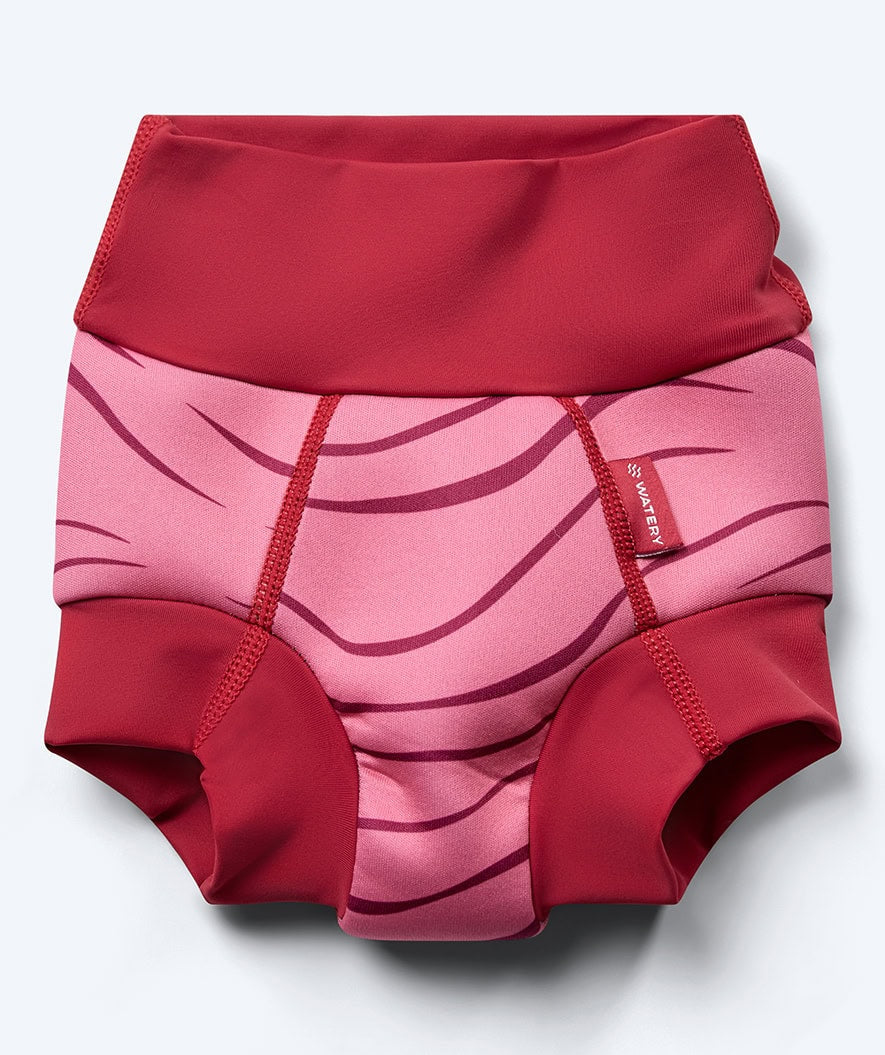 Watery Schwimmwindelhosen für Kinder - Neoprene Swim Nappy - Fjord Red – Bild 2